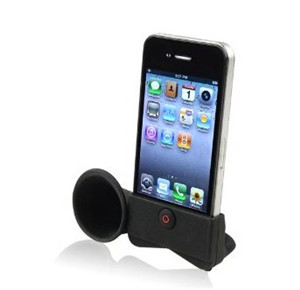Iphone 4/4s Silicone Horn Stand Speaker
