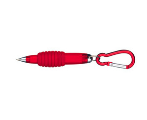 Metal ball Pen with Carabiner