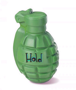 Custom hand grenade Stress Ball