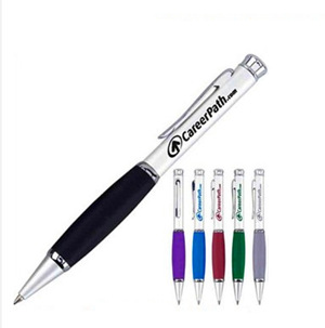 Ballpoint Pen With Soft Rubber Grip